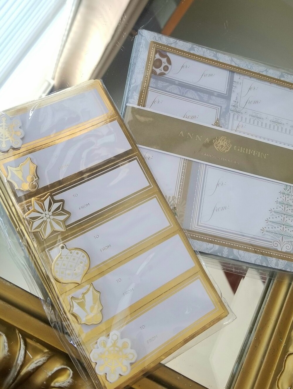 ❗Vintage Christmas Gold Silver Holiday Gift Tags❗